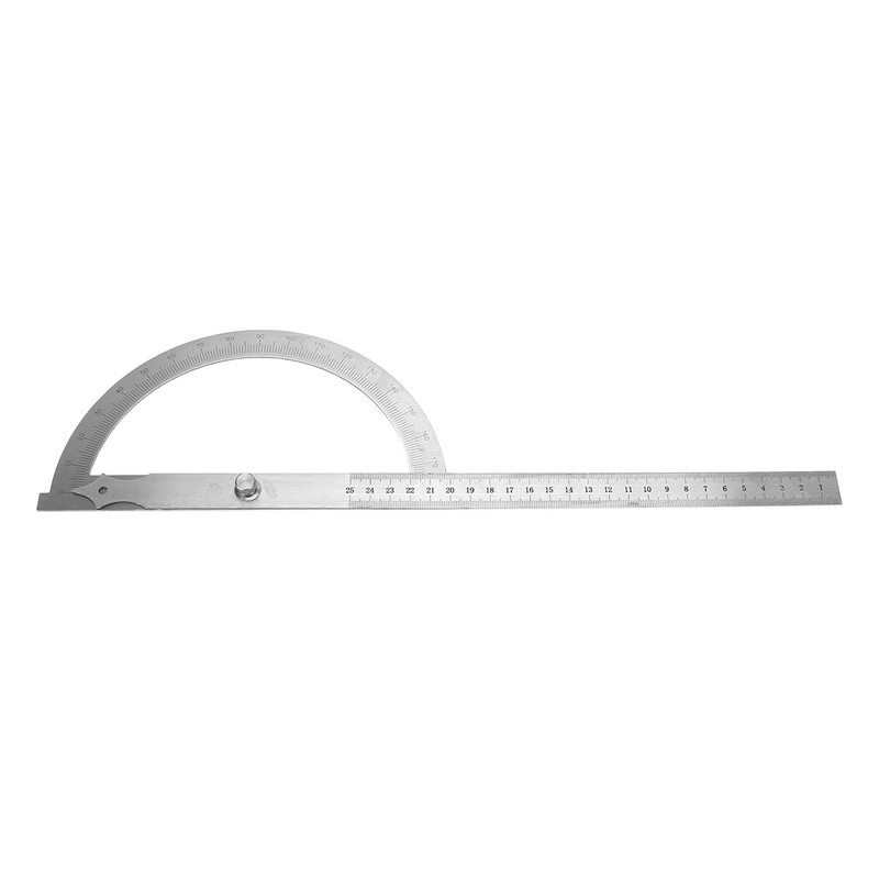 200*300mm Stainless Steel Angle Finder 0-180 Degree Protractor Rotary Angle