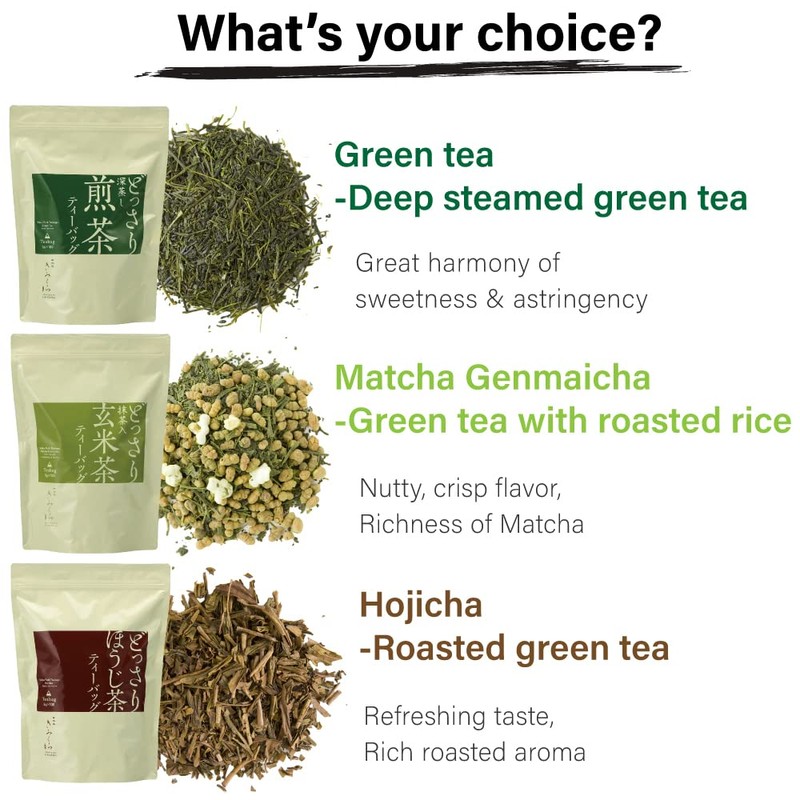 100 Teabags Value Pack -Sencha Green Tea Bulk from JAPAN