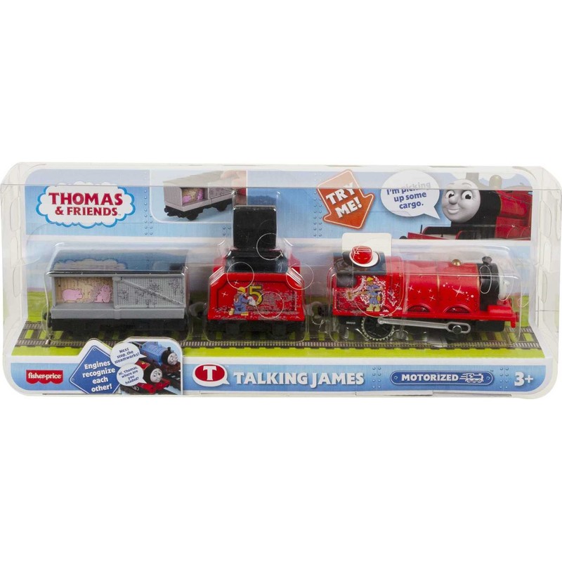 Thomas & Friends Motorized Toy Train Talking James Engine with