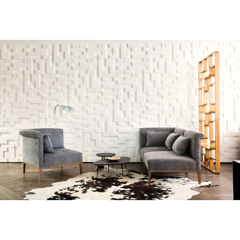 3d wall panel Orac Decor W102ODERN CUBI Deco elementodern white