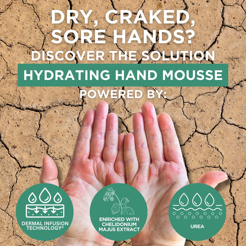 footlogix Hydrating Hand Mousse with Dermal Infusion Technology® | Deep