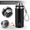Insulated Stainless Steel Bottle 700ml/23.6oz with Cup Vacuum Thermo Bottle