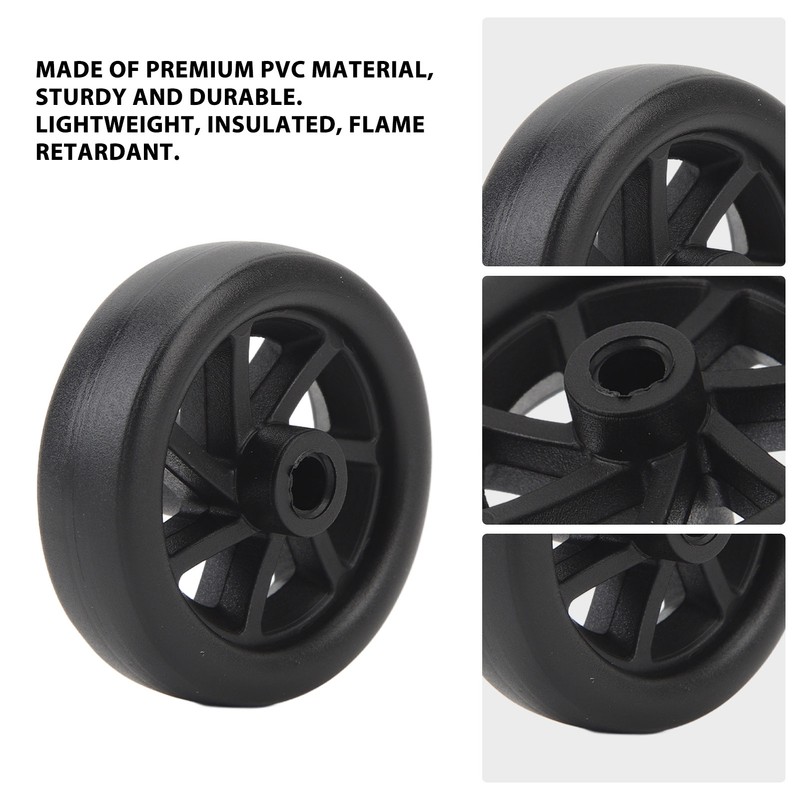 4Pcs Luggage Wheel Suitcase Wheels Universal Wheel Caster Wheel PVC