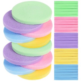 120-Count Compressed Facial Sponges for Estheticians Natural Cellulose Face Sponge Cosmetic Spa Sponges for Face Cleansing, Massage, Pore Exfoliating, Makeup Removal