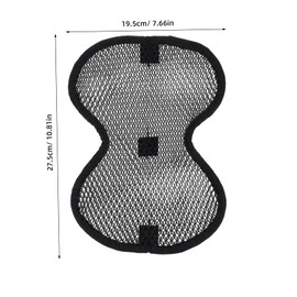 Operitacx Helm Atmungsaktives Netzpolster Winterhelmfutter Weichhelmfutter Helmpolstereinsätze Atmungsaktives Helmfutter Motorradhelm Liner Helmschutz Helmzubehör Helmteile Black 3D-Netz