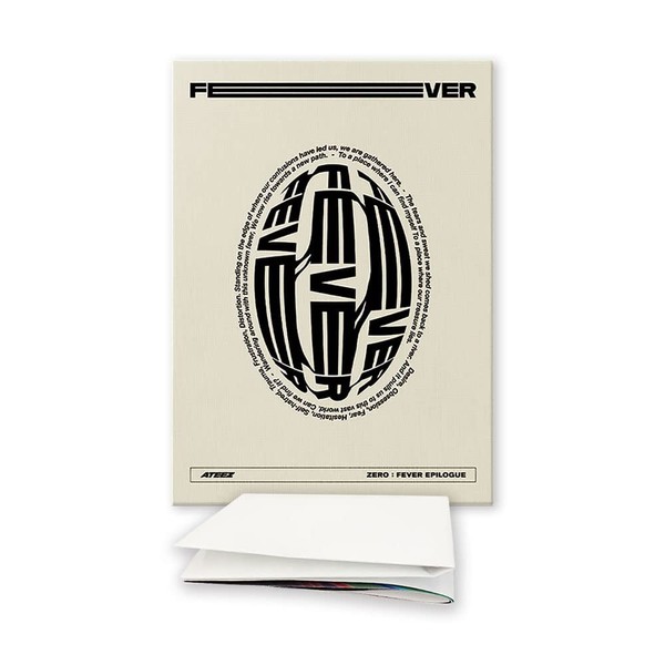 ATEEZ - ZERO: FEEVER EPILOGUE Album A Version (Folded Poster), Gold, (Ateez-FevEpi)