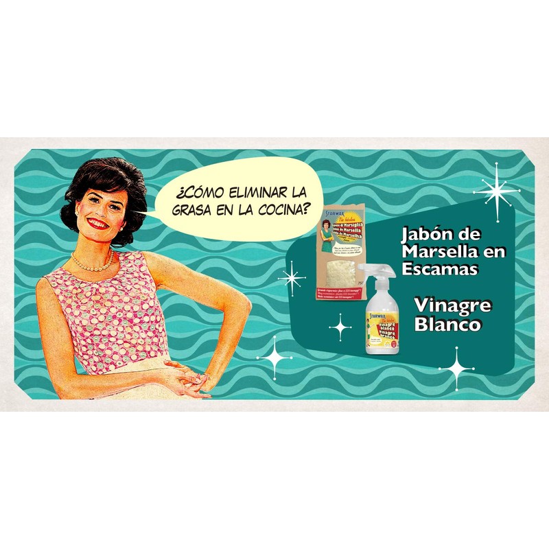 JABÓN DE MARSELLA EN ESCAMAS STARWAX THE FABULOUS 750GR