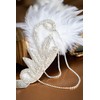 BABEYOND 1920s Flapper Headband Roaring 20s Great Gatsby Feather Headpiece