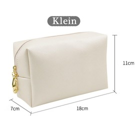 Large Capacity Travel Cosmetic Bag Women, Waterproof Portable PU Leather Toiletry Bag, Multifunctional Travel Toiletry Bag Makeup Organizer Storage Bag for Women（Small-Black）