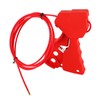 Adjustable Cable Lockout Industrial Valve Shutdown Tagout Stainless Steel Safety