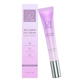 Doracome Professional Eye Cream, Anti-Aging Treatment With Hyaluronic Acid and Retinol, Unscented, 0.67 Fl Oz, for Dark Circles, Wrinkles, Fine Lines-zz01