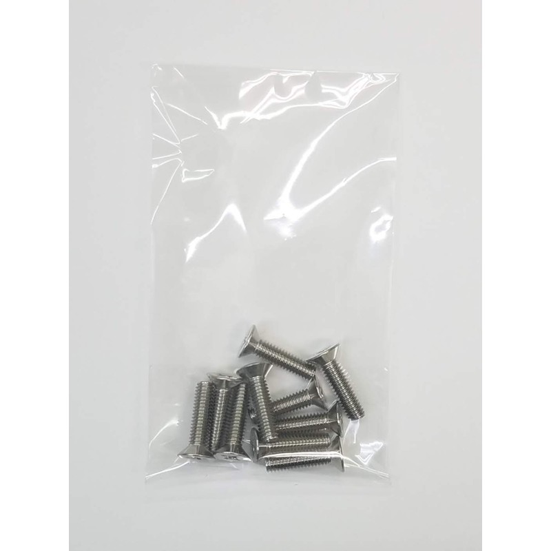 [M4x16] Stainless Steel Countersunk Head Machine Screws (10 pcs)