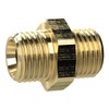 RIEGLER MS2523434 Double-Threaded Nipple, Brass CW614N, SW 32, G 3/4"
