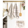 Miss Adola 2pcs 150GSM Flour Sack Kitchen Towels, Botanical Floral