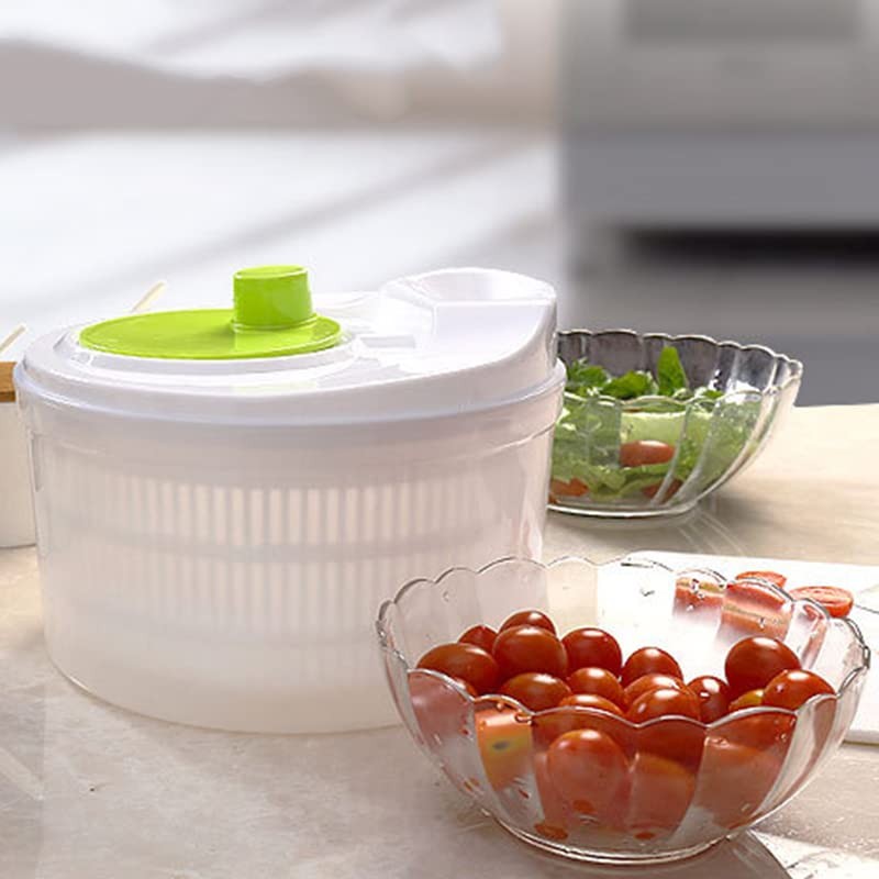 AIMALL Salad Spinner Vegetable Lettuce Washer Dryer Serving Bowl Container