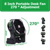 Portable Camping Fan Rechargeable Portable fan for Travel Battery Powered