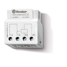 Finder 133182304300PAS Relay for Socket/Behind Control Panel 1 N/O Contact 230 V AC 12 A @ 250 V AC