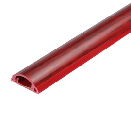 PATIKIL Floor/Wall Cable Raceway Cord Cover 39" Lx1 Wx0.4 H Cord Hider Channel Self-Adhesive Red for TV Wire Management