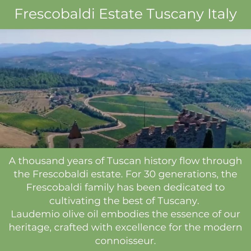 FRESCOBALDI Laudemio Extra Virgin Olive Oil, 16.9 FL Oz, 500ml,