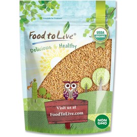 Organic Clover Seeds for Sprouting, 8 Ounces – Non-GMO, Pure, Vegan, Kosher, Bulk. Edible Seeds. Rich in Vitamins, Minerals, Fiber. Great for Growing Sprouts, Microgreens. High Germitation Rate