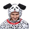 Sincere Party Adult Dalmatian Onesie Costume,Fleece Dalmatian Pajamas Jumpsuit for