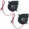PENGLIN 2pcs DC Blower 5015 5cm Brushless Quiet Cooling Fan