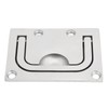 76mm Flush Pull Handle Square 316 Stainless Steel Polishing Lifting
