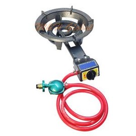 Super Jumbo Portable Propane Gas Single Burner Stove Heavy Duty Cast Iron
