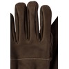 camel active Men's Leather Gloves, dark brown