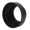 Camera Lens Hood Rubber(Collapsible) + Metal Sun Shade/Shield Protector Cover,