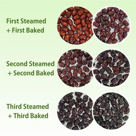 NatureBliss Premium Steamed Pitted Jujube Date, Chinese Red Date, No Added Sugar, Non GMO, Sweet Dried Jujube Fruit for Snacking, Salad，Brewing Tea, Soup, Baking, Oatmeal,Large-size Jujubes (7 OZ / 0.44LB)