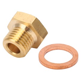 Pressure Temperature Gauge Sender Adapter Universal Car Metal