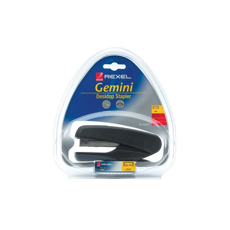 Rexel Gemini Compact Stapler Assorted Colours