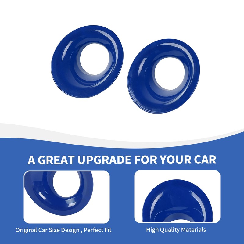 RAZPOY Front Fog Light Covers Foglights Lamp Trim Compatible with