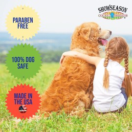 Showseason­® Vanilla Bean Pet Cologne 2.5 oz. For Dogs | Travel Size | Long-Lasting Odor Eliminator | Paraben-Free | Biodegradable & Non-Toxic | Made In USA