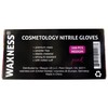 Waxness Cosmetology Nitrile Gloves Pink, Medium, 100 pcs/box