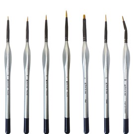 Miniature Paint Brushes Set 6pcs + 1 Free - Best Find Detail Paint Brushes Model Paint Brush Set - Small Tiny Oil Watercolor Acrylic Brushes Hobby Art Supplies