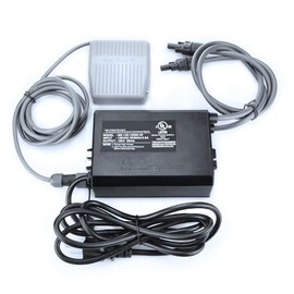 Lichtenberg Machine, Fractal Wood Burning Kit, 10KV 30mA Electric Wood Burner with Transformer, Rods, Clamps & Foot Pedal, with HIgh Voltage Insulating Gloves