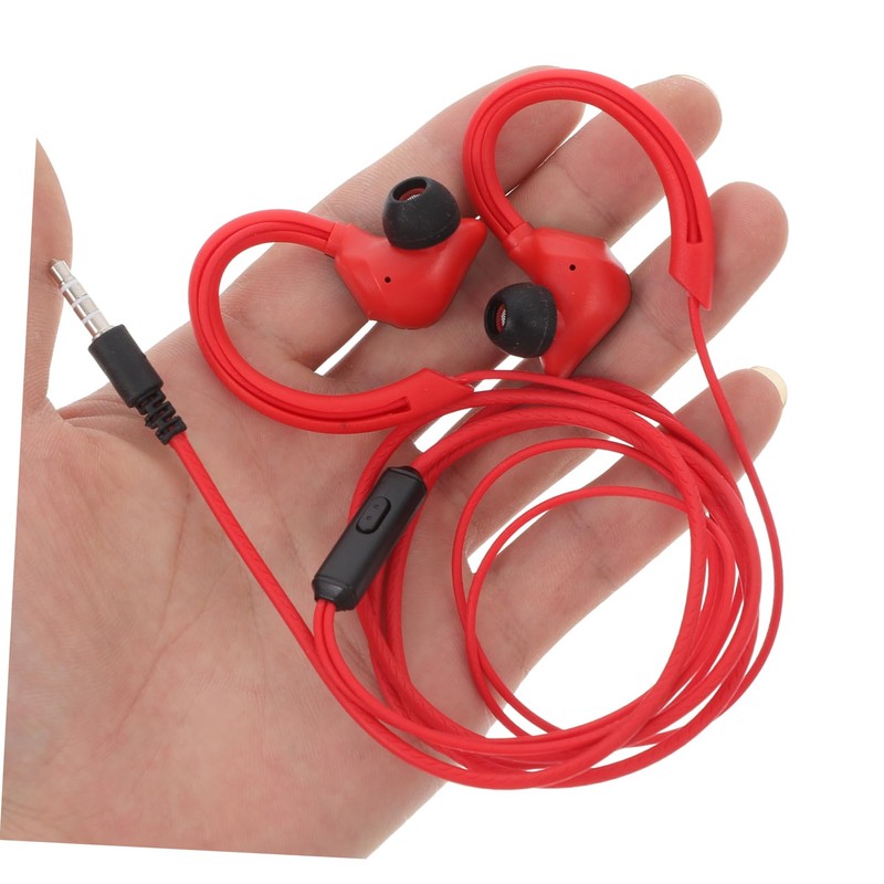 TEHAUX 1 Pair Wired Ear Earphones with Control Lightweight and