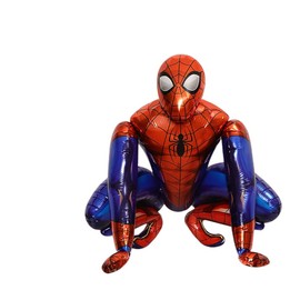 Fashion Yo 6pcs Spider Superhero boys Foil Balloons Birthday Party Congratulations balloons Baby Shower Party Decorations Party Suppiles Accessories Theme kids (Spider)