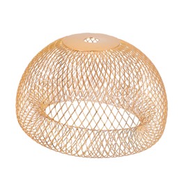 ORFOFE 1Pc lampshade hanging lamp shades vintage pendant light basket decor macrame Lamp shade light bulb covers rustic lighting fixtures Delicate Light Iron Wire Lamp willow