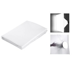 1.5 x 6 m Nylon Silk White Seamless Diffusion Fabric Sheet for Photography Studio Video Light Softbox Light Tent, Reflect Flag Panel and DIY Lighting Light Modifier