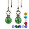 Ceiling Fan Pull Chain, Decorative Crstal Fan Pull Chain Extension,