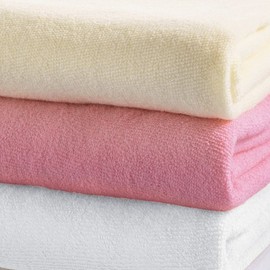 Chums Stretch Terry Fitted Sheets Cream