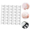 Minkissy Aluminum Bandage Fastener 100pcs Metal Buckle Bandage Clips for