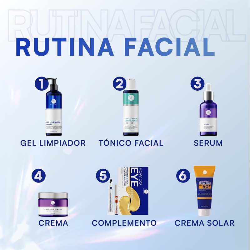 Mist Jewel Kit 3 Serum Facial: Vitamina C, Retinol y