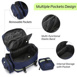 Be-Better First Aid Bag Empty Medical Bag Home Health First Aid Storage with Two Detachable Side Bags Emergency Responder Trauma Bag for Nursing Student,Therapist,Doctors