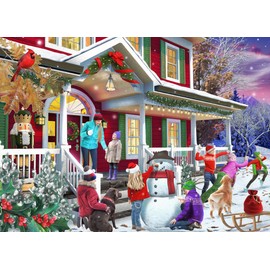 Vermont Christmas Company Family Christmas Jigsaw Puzzle 1000 Piece