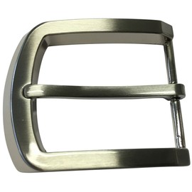 BELTINGER Belt Buckle 4.0 cm | Buckle Interchangeable Buckle Belt Buckle 40 mm Solid | Pin Buckle | Interchangeable Belt up to 4 cm, Silver, matte