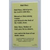 Hail Mary - Laminated Holy Card